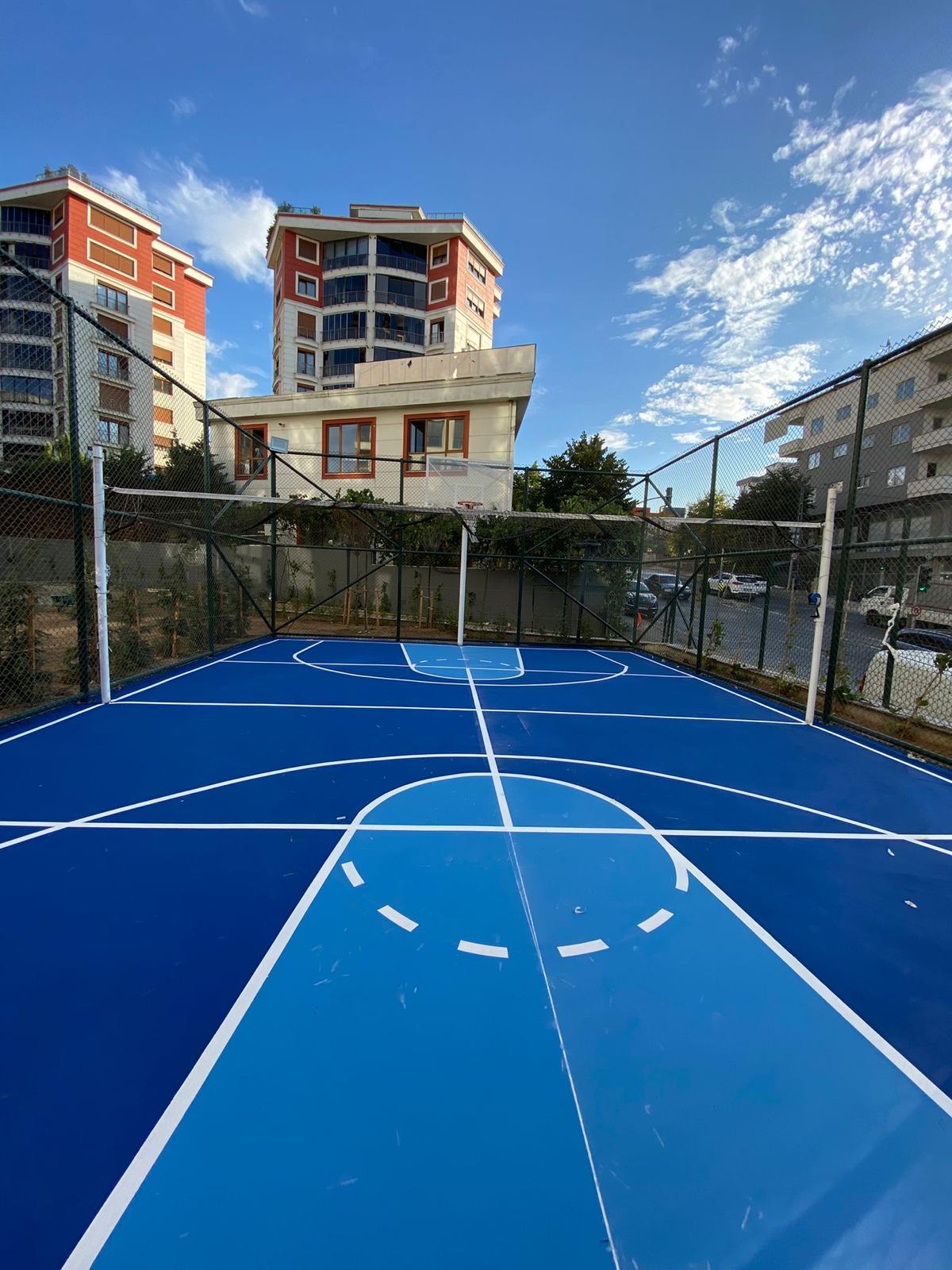 Basketbol Sahası Akrilik Projesi